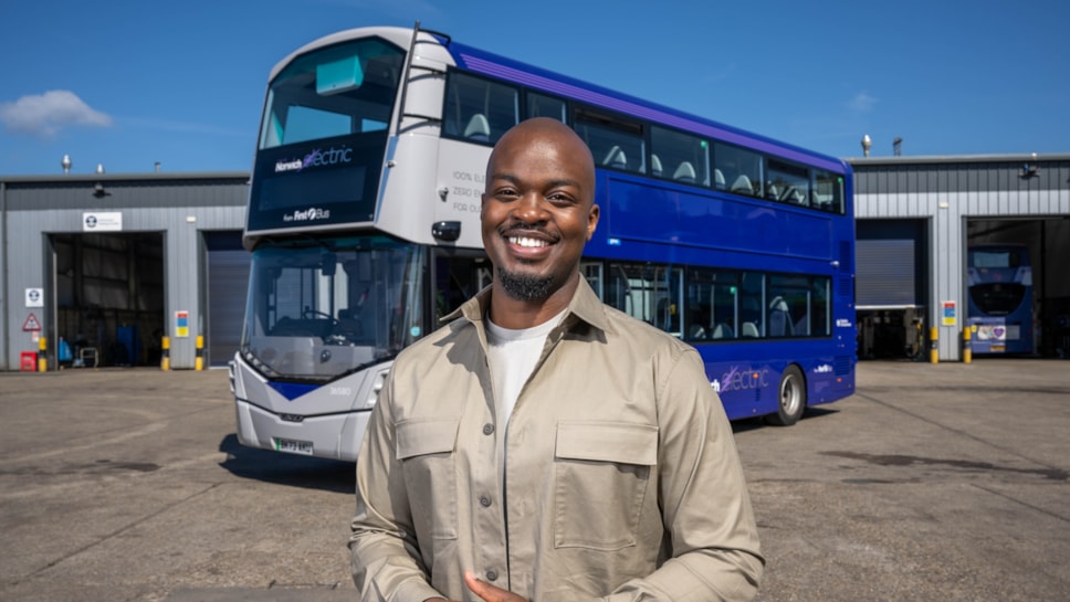 George the poet and First Bus